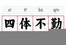 四体不勤的意思,四体不勤的近义词反义词,四体不勤造句例句,四体不勤出处及解释-生活随想记录