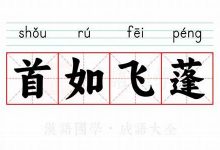 首如飞蓬典故,首如飞蓬故事,首如飞蓬是什么意思-生活随想记录