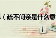 疏不间亲典故,疏不间亲故事,疏不间亲是什么意思-生活随想记录