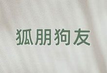 狐朋狗友的意思,狐朋狗友的近义词反义词,狐朋狗友造句例句,狐朋狗友出处及解释-生活随想记录
